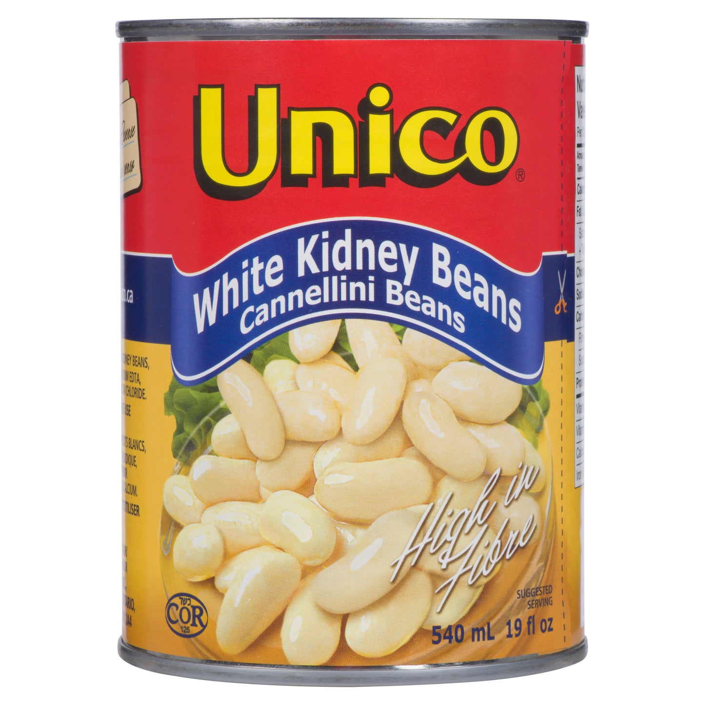 Unico White Kidney Beans 540ml