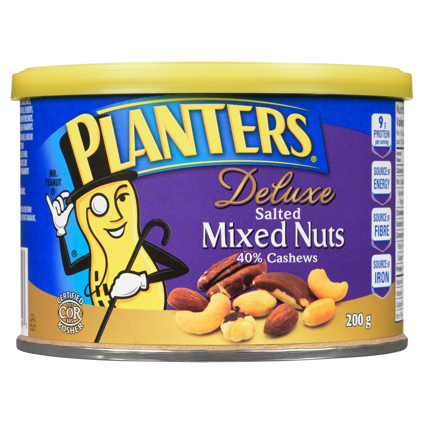 Planters Salted Mixed Nuts (40% Cashews) 200g
