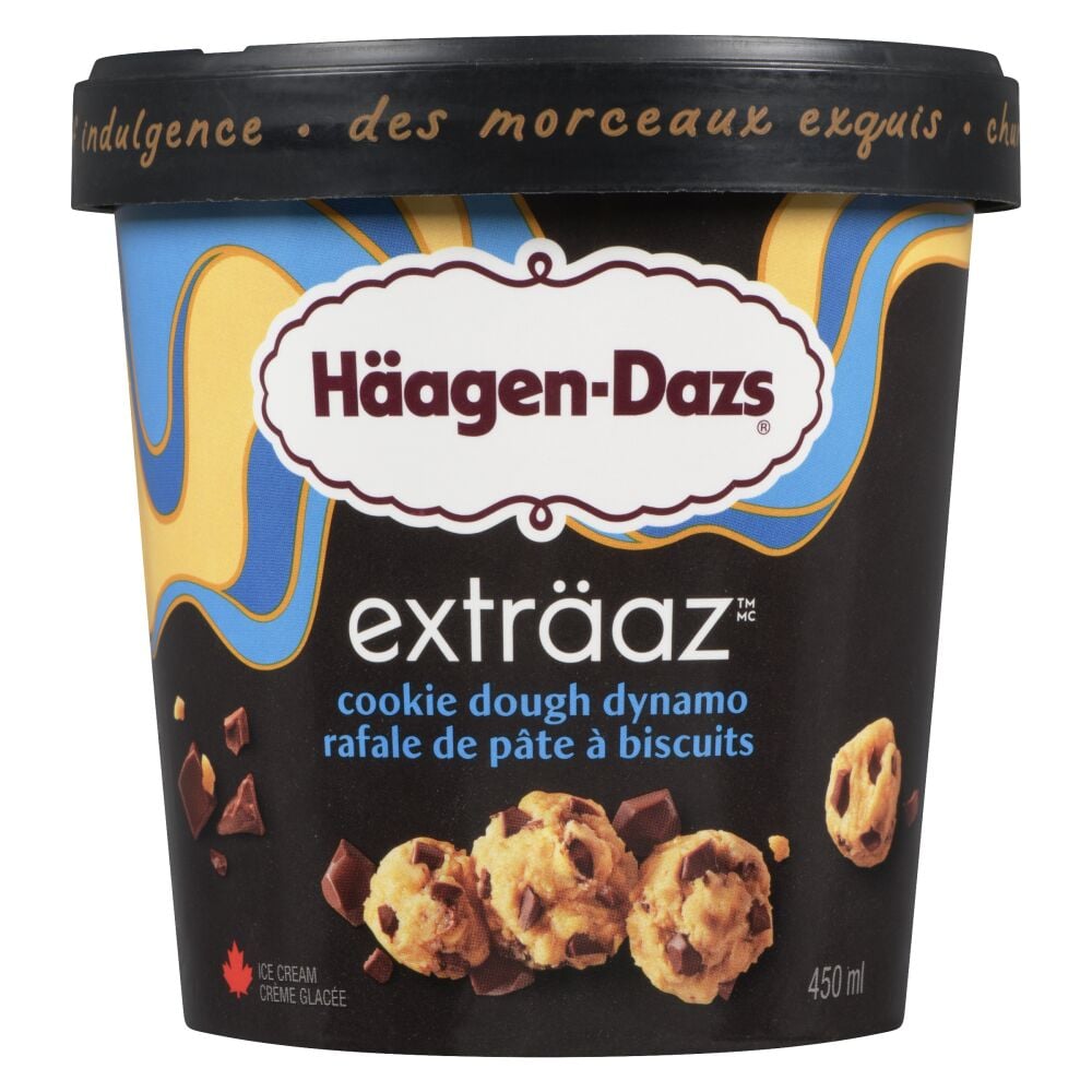 Haagen-Dazs Extraaz Cookie Dough Dynamo 450ml