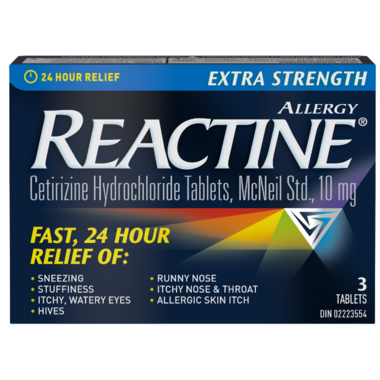 Reactine Extra Strength 3pk
