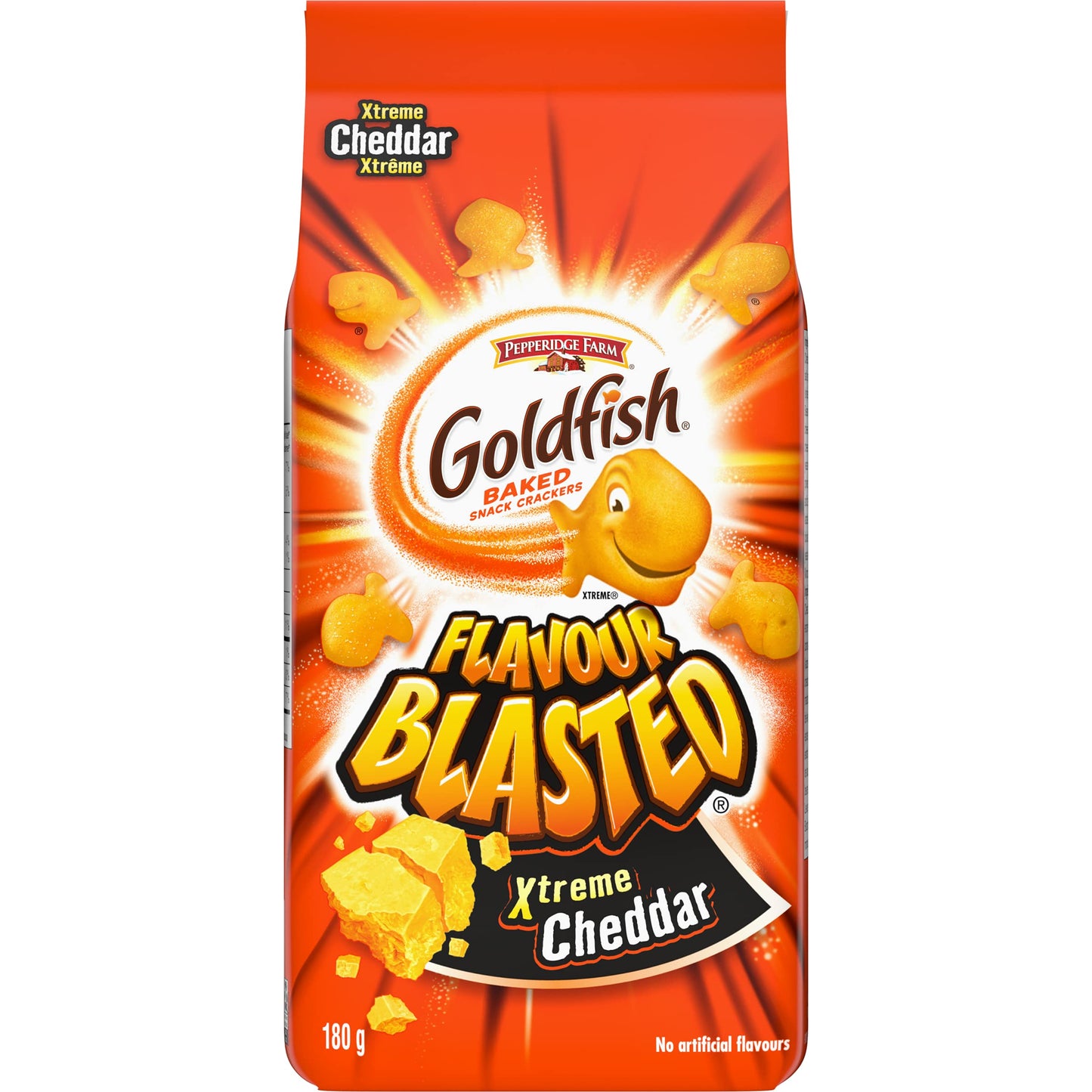Goldfish Flavour Blasted Xtreme Cheddar Crackers 200g