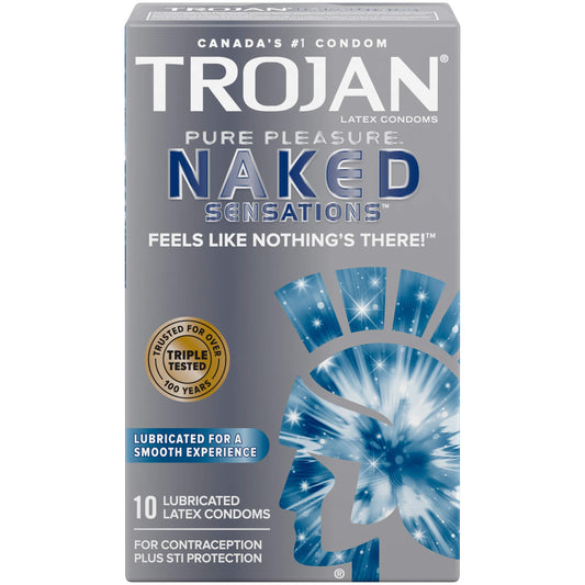 Trojan Naked Sensations 10pk