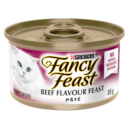 Purina Fancy Feast Beef Flavour Pate 85g