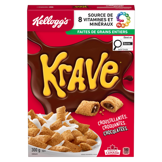 Kellogg’s Krave Chocolatey Cereal 300g