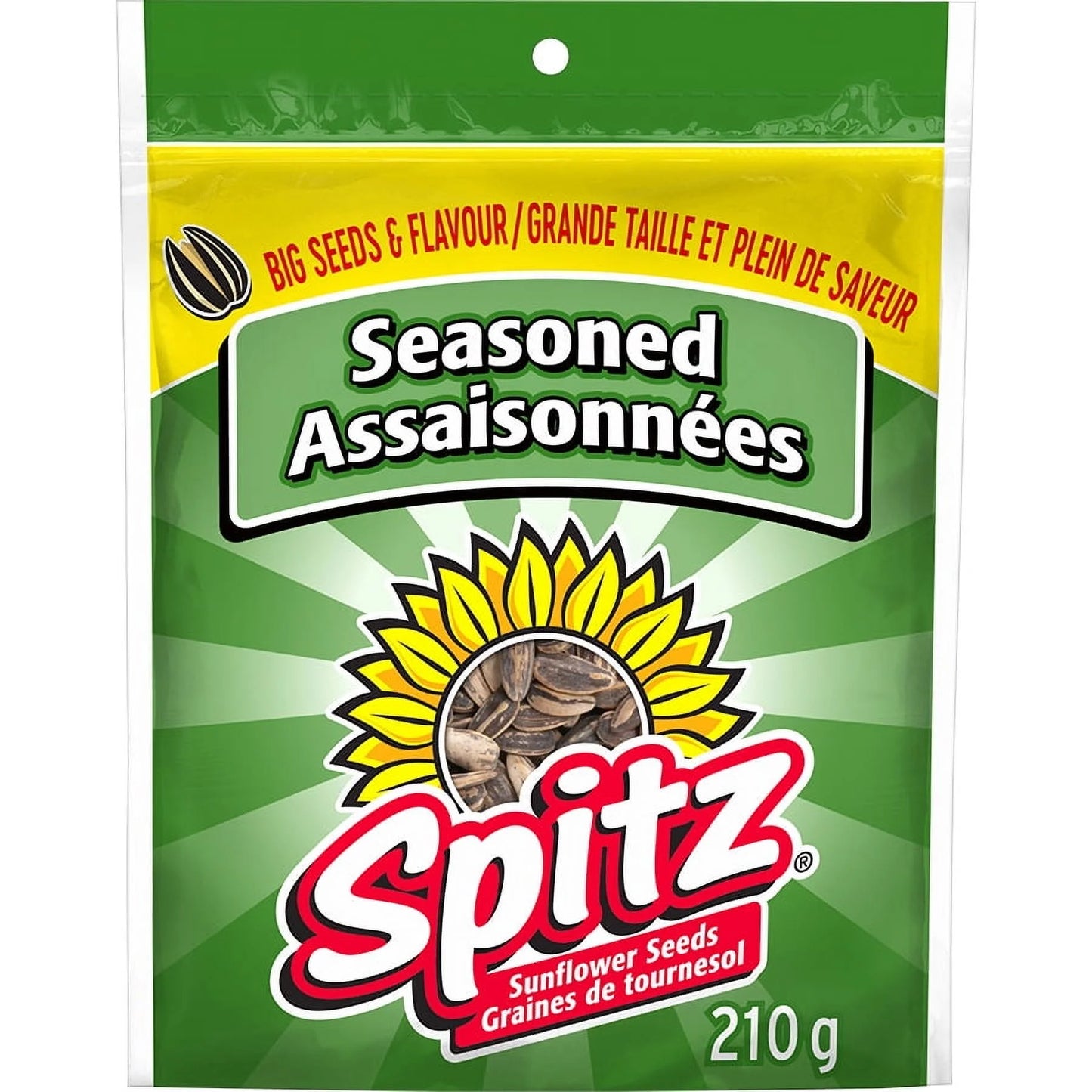 Spitz Seasoned Sunflower Seeds 210g