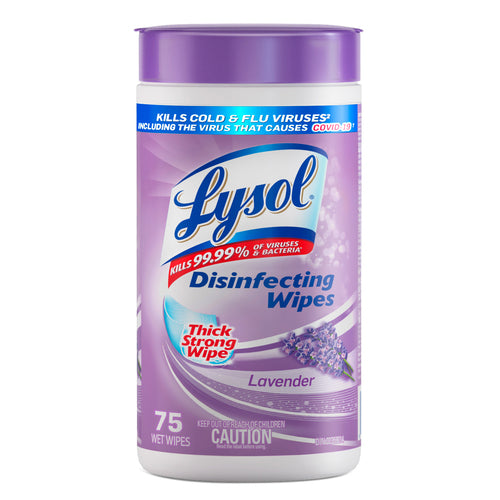 Lysol Disinfecting Wipes Lavendar Scented 75pc
