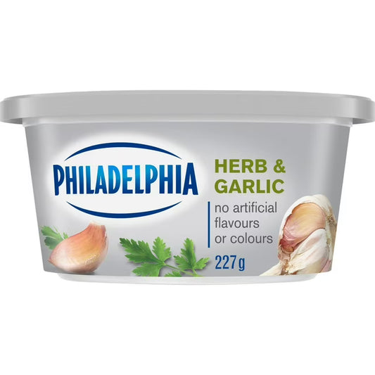 Philadelphia Herb & Gralic Cream Cheese 227g