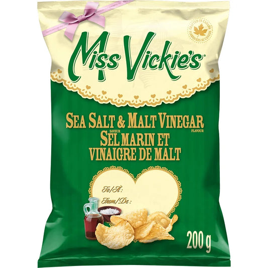 Miss Vickies Sea Salt & Malt Vinegar 200g