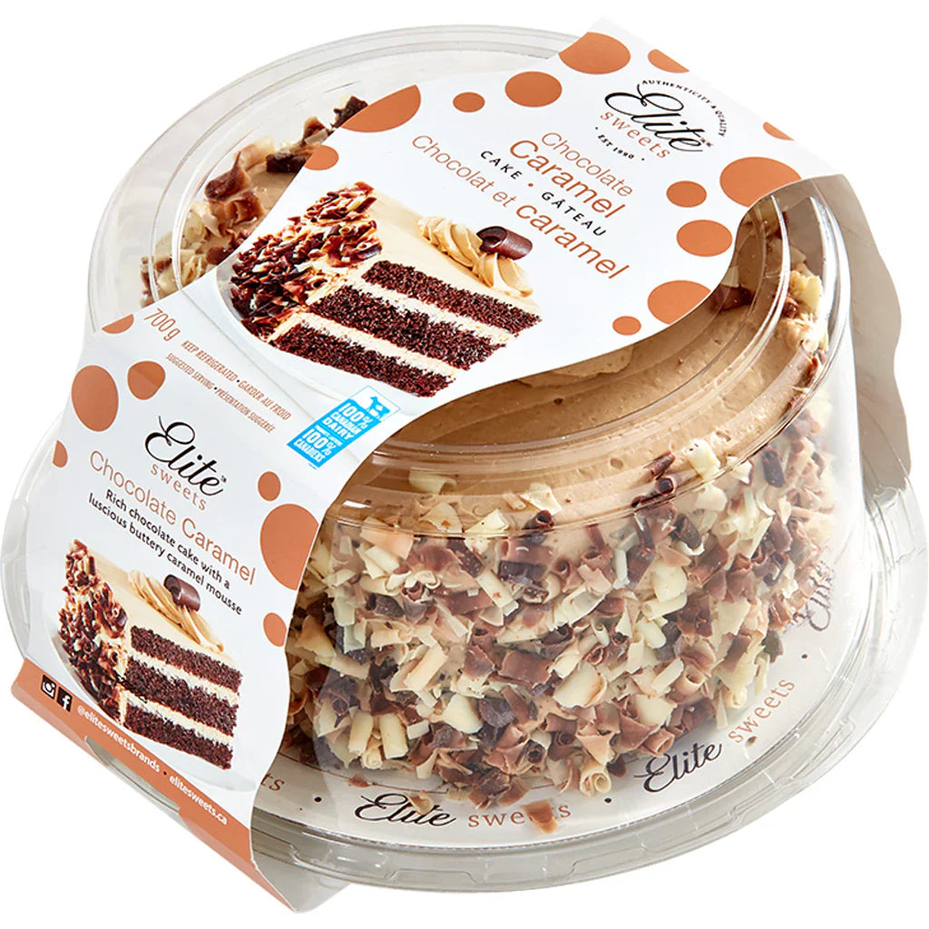 Elite Chocolate Caramel Cake 700g