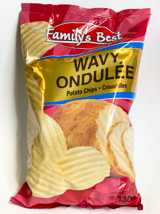 Family’s Best Wavy Potato Chips 130g