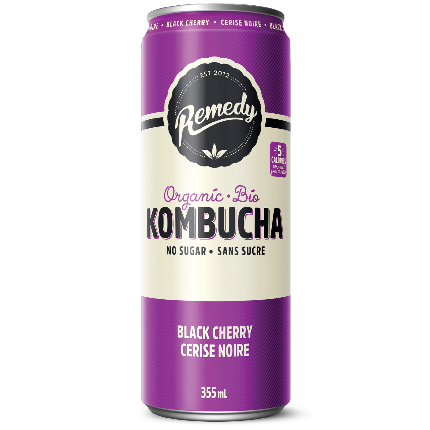 Remedy Kombucha Black Cherry 355ml