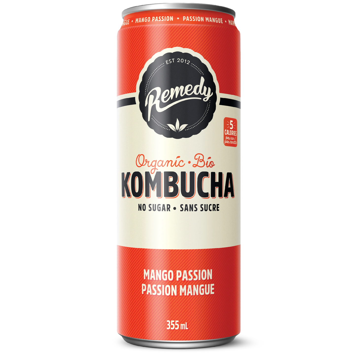 Remedy Kombucha Mango Passion 355ml