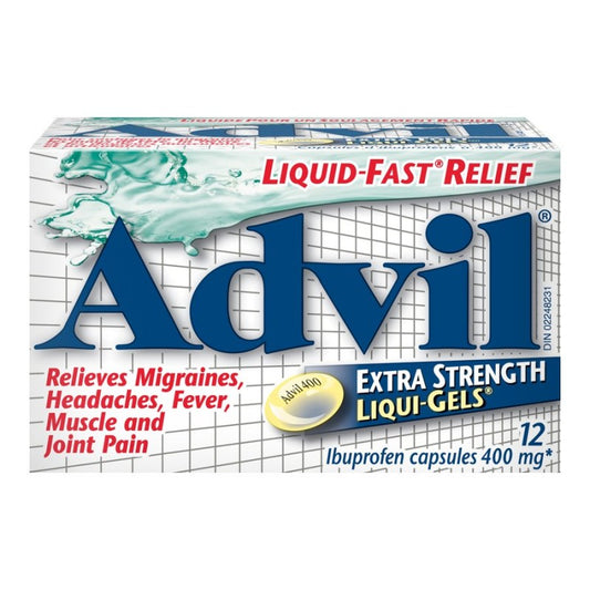 Advil Extra Strength Liqui-Gels 400mg 12pk
