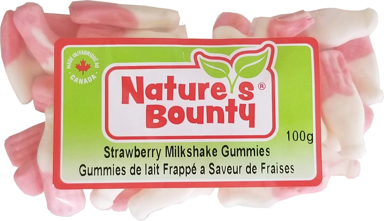 Nature's Bounty Strawberry Milkshake Gummies 100g