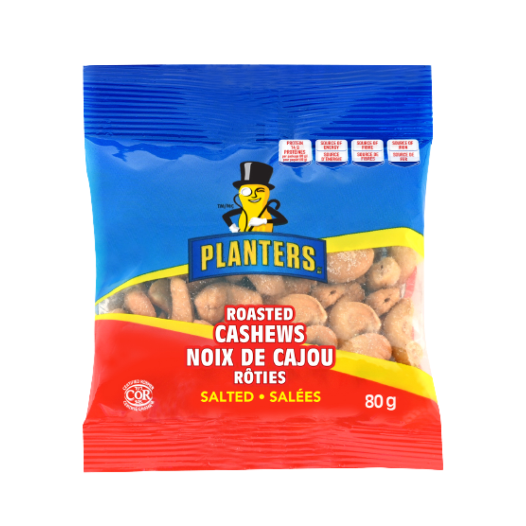 Planters Salted Roasted Cashews 80g