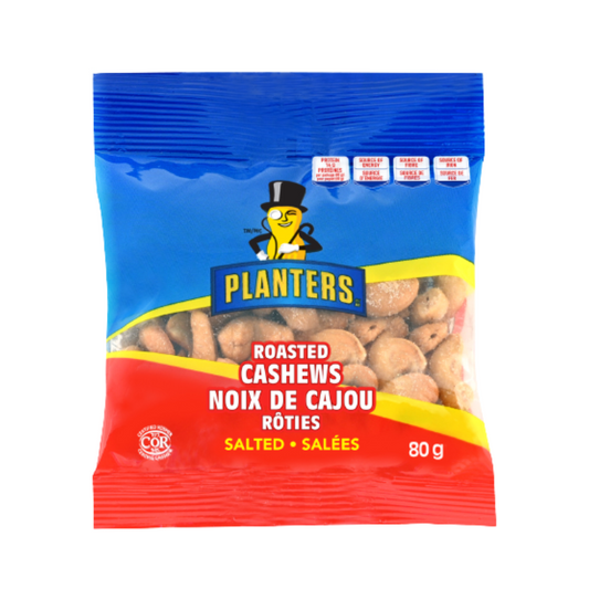 Planters Salted Roasted Cashews 80g