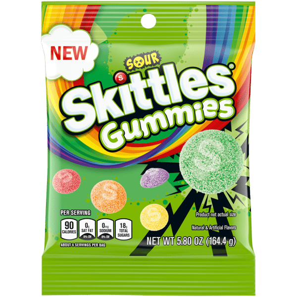 Skittles Sour Gummies 164g
