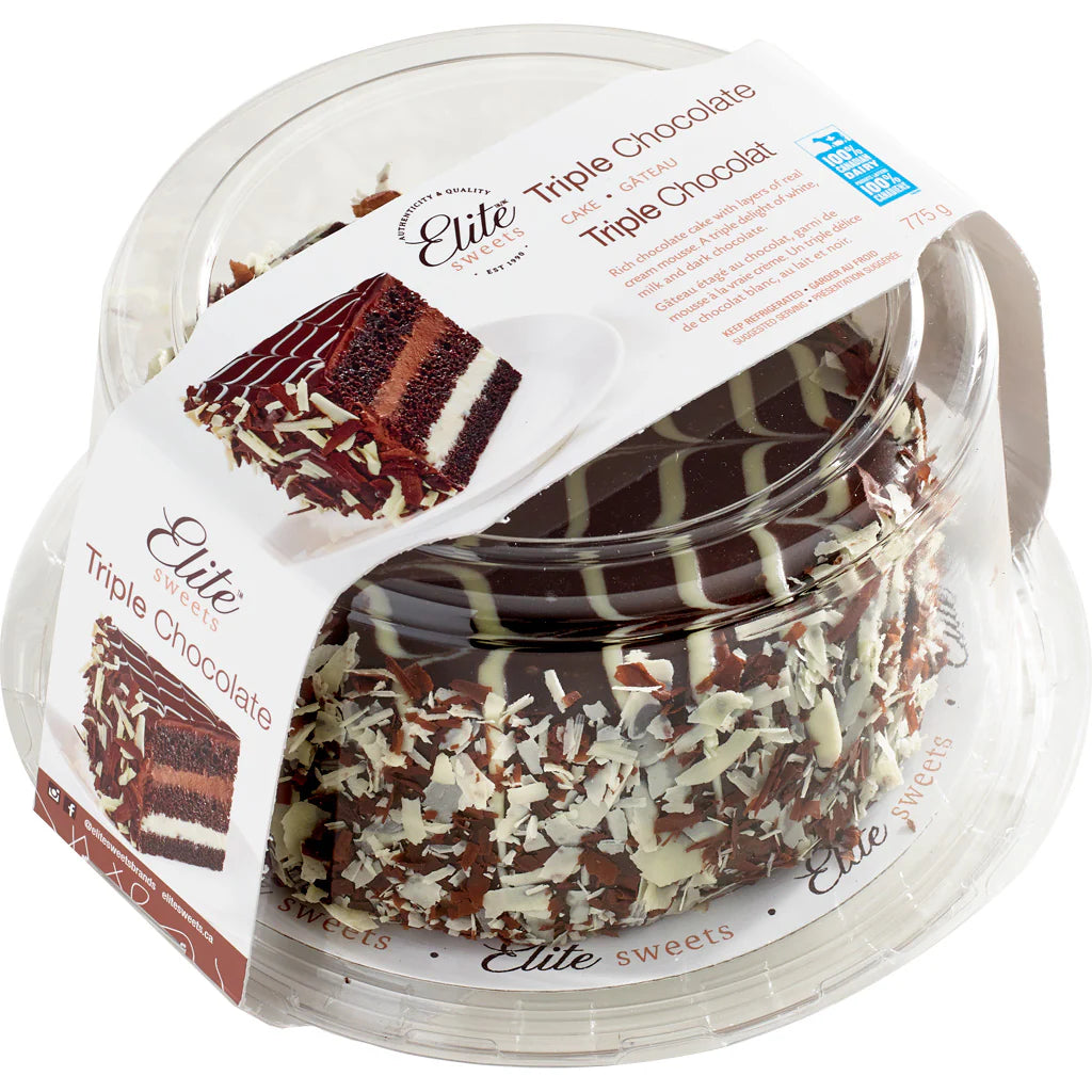 Elite Triple Chocolate Cake 700g