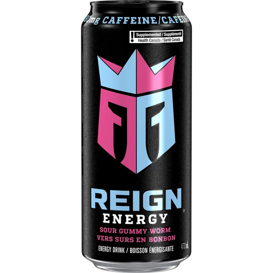 Reign Energy Sour Gummy Worm 473ml
