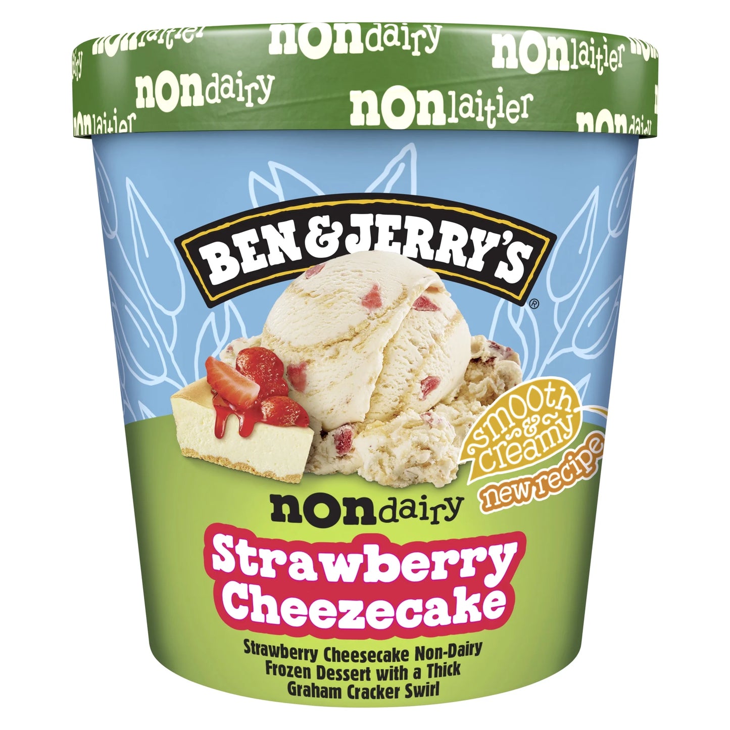 Ben&Jerry's Non-Diary Strawberry Cheesecake 473ml