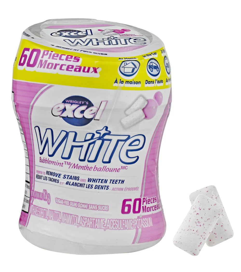Wrigley's Excel Bubble Mint Sugar-free 60pk