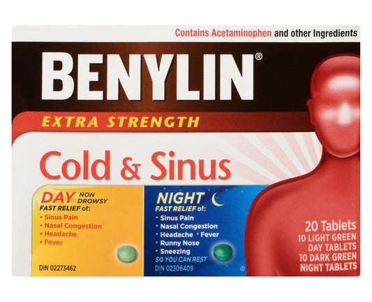 Benylin Cold & Sinus (Day & Night) 20pk