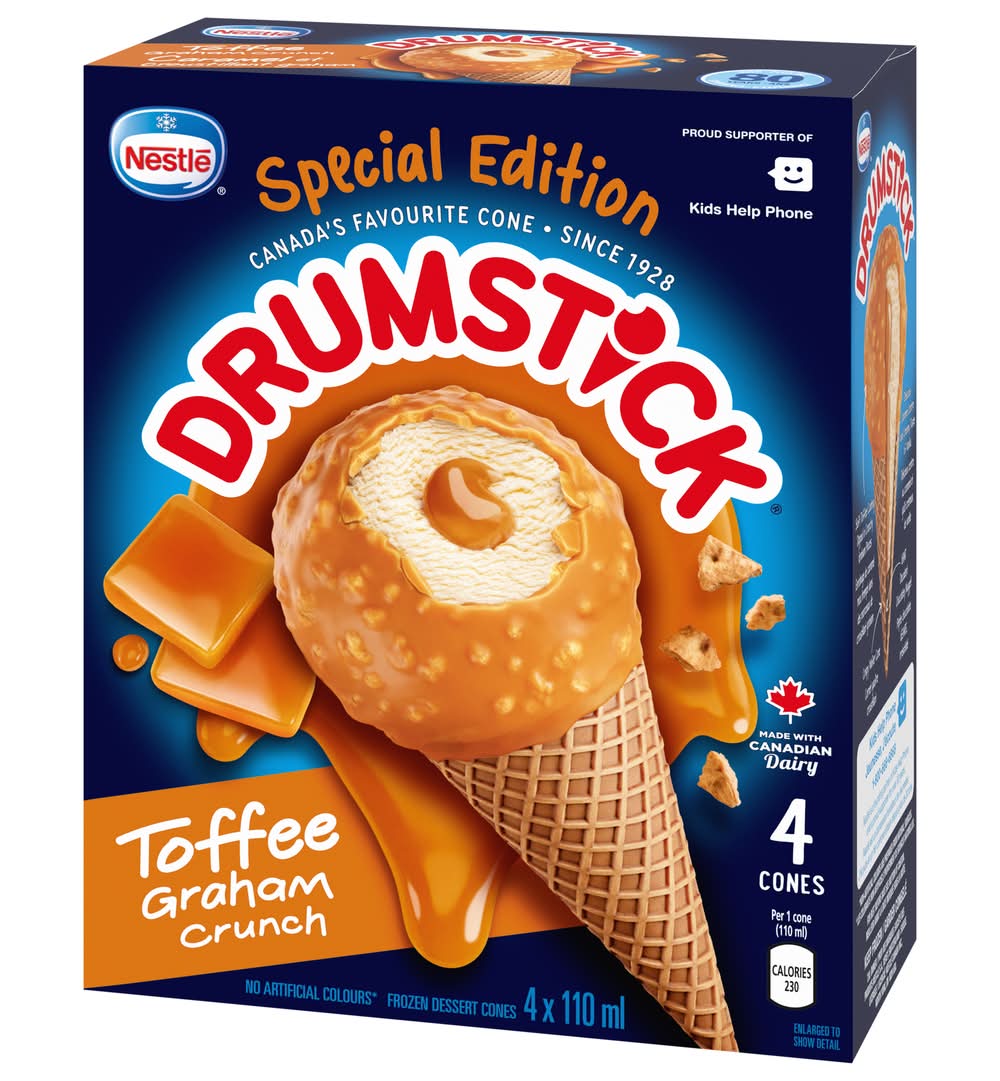 Nestle Drumstick Toffee Graham Crunch 4X135ml