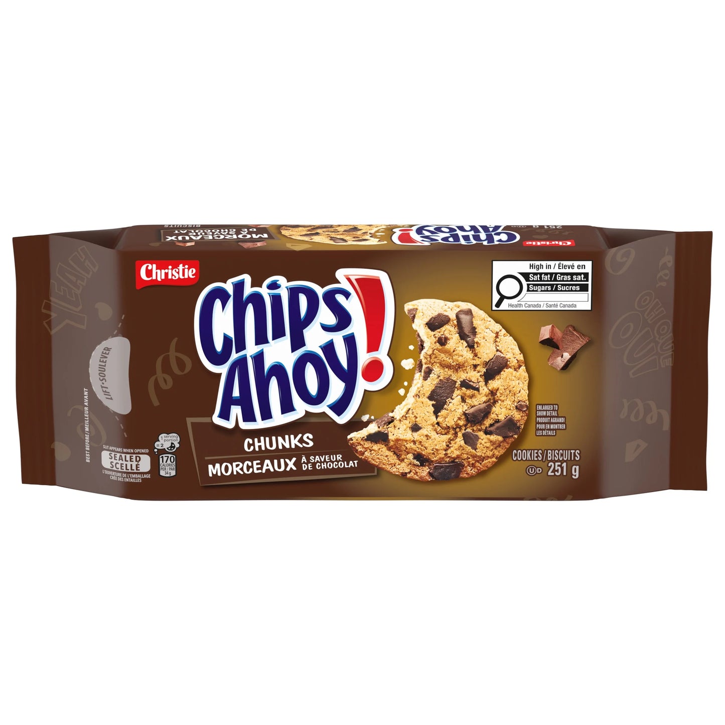Chips Ahoy Chunks Cookies 251g
