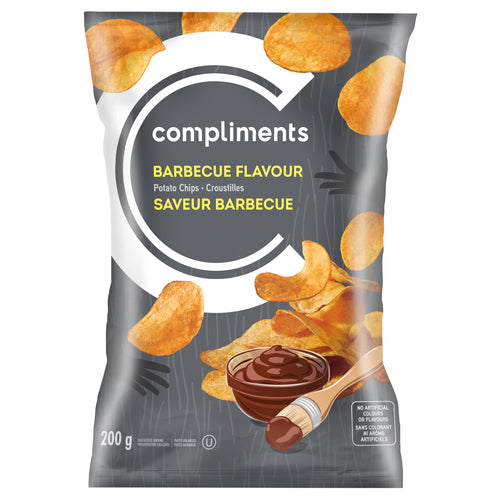 Compliments Barbecue Potato Chips 200g