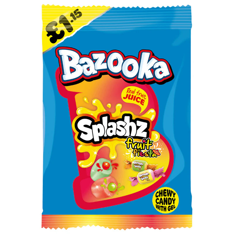 Bazooka Splashz Fruit 120g