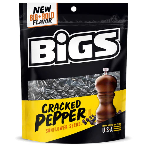 Bigs Cracked Pepper Sunflower Seeds 152g