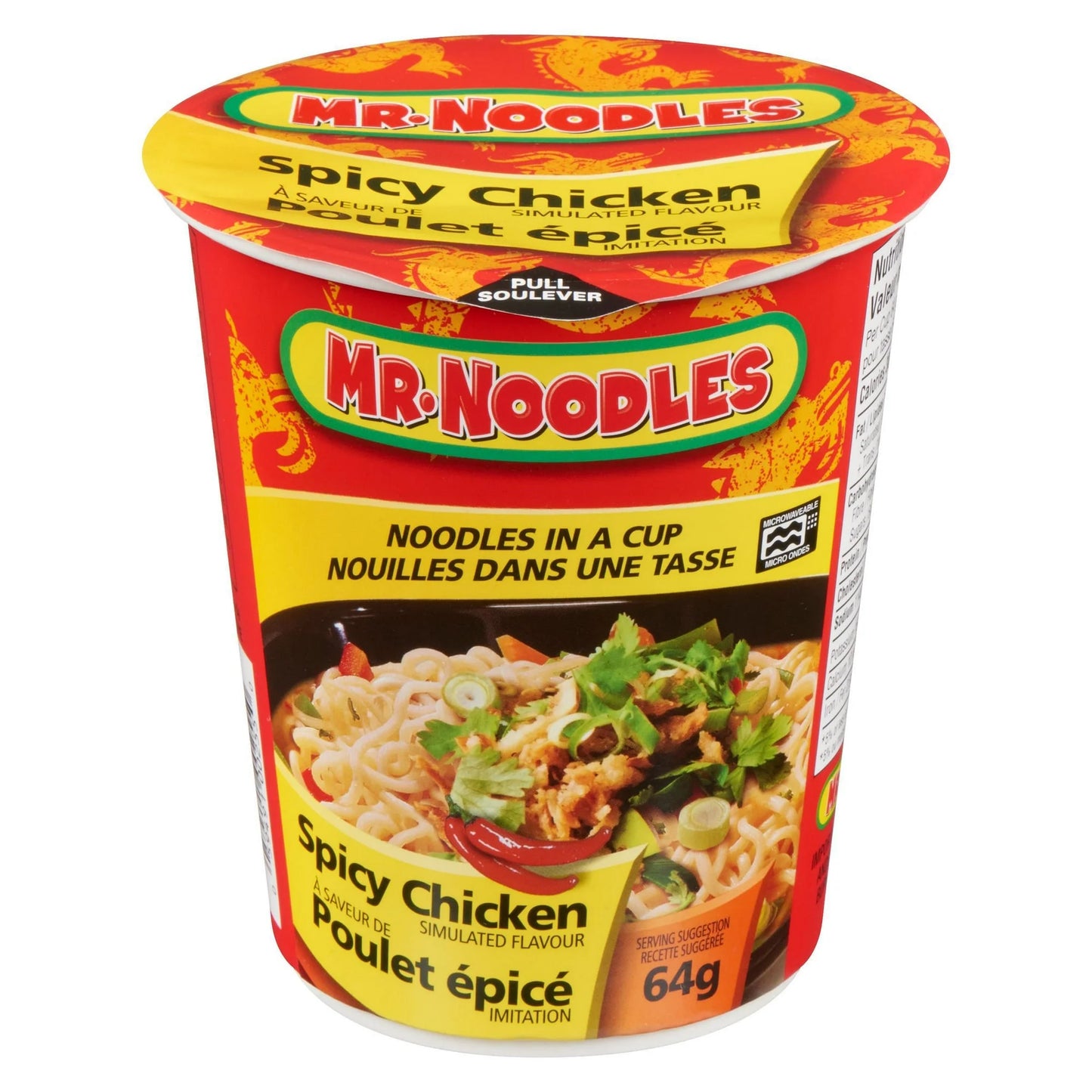 Mr Noodles Spicy Chicken Cup Noodles 64g