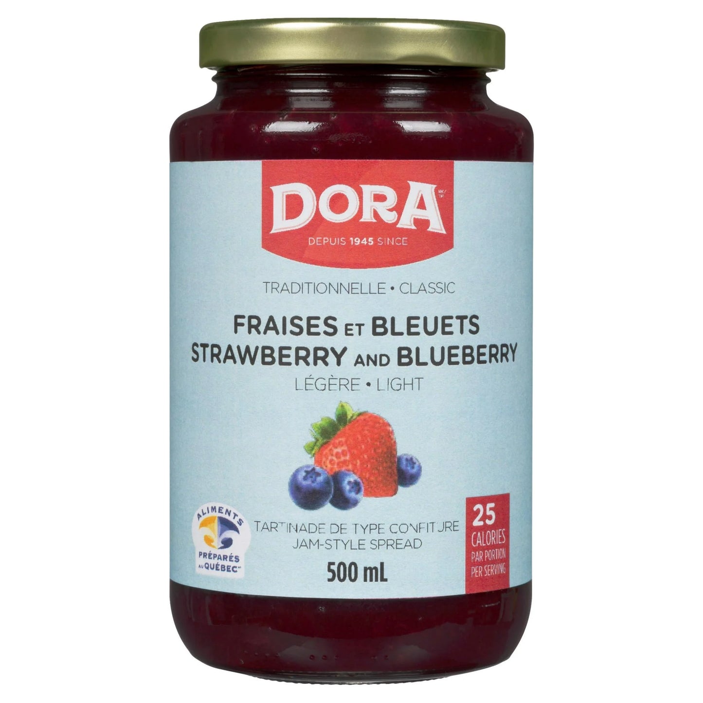 Dora Strawberry Blueberry Jam 500ml