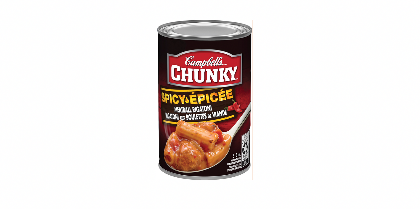 Campbell's Chunky spicy meatball rigatoni 515ml