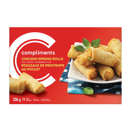 Compliments Chicken Spring Roll 336g