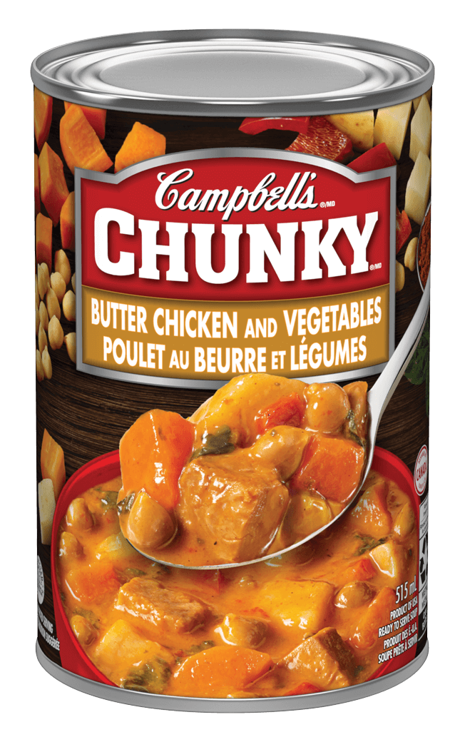 Campbell's Chunky butter chicken and vegetables