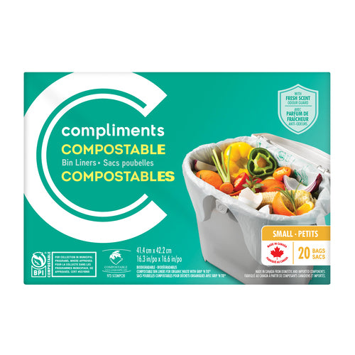 Compliemnts Compostable Bin Liners Small * 20