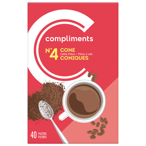 Compliments N4 Cone Coffee Filters