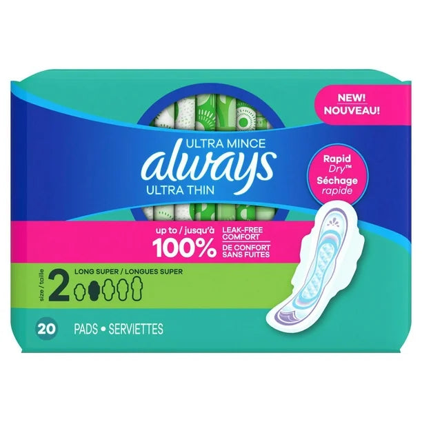Always Ultra Mince 20 Pads