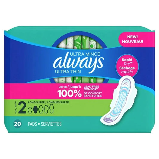 Always Ultra Mince 20 Pads