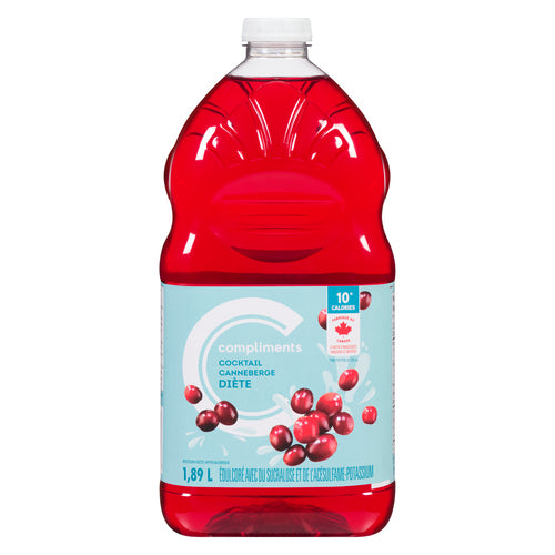 Compliments Diet Cranberry Cocktail Juice 1.89L