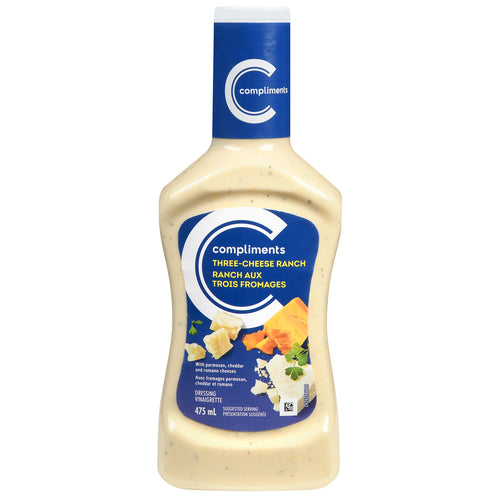 Compliments three cheese ranch 475ml