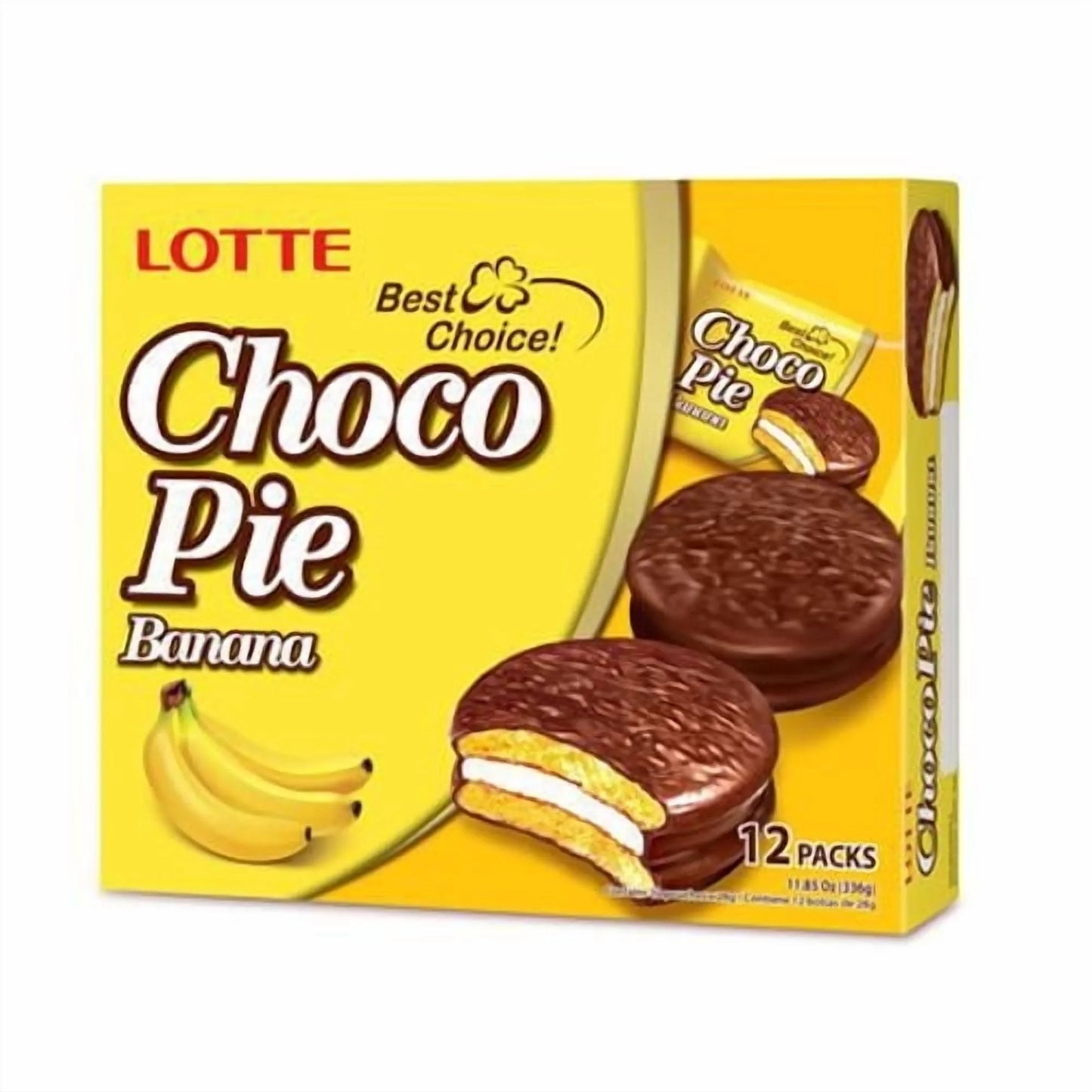 Lotte Choco Pie Banana 12pk