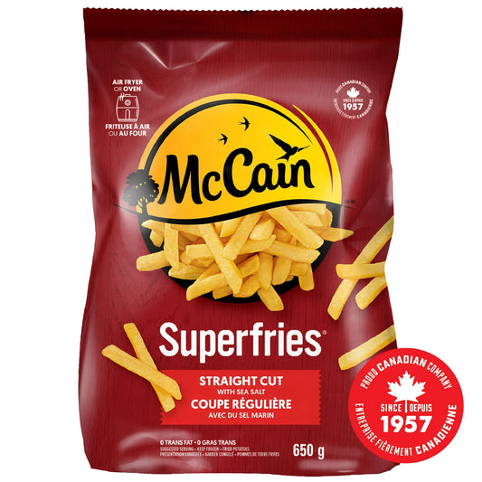 Mc Cain Superfries Straight Cut 650g
