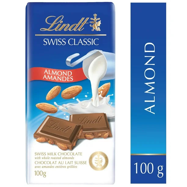 Lindt Swiss Classic Almond 100g