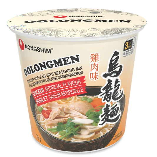 Nongshim Oolongmen Chicken Flavour Cup Noodles 75g