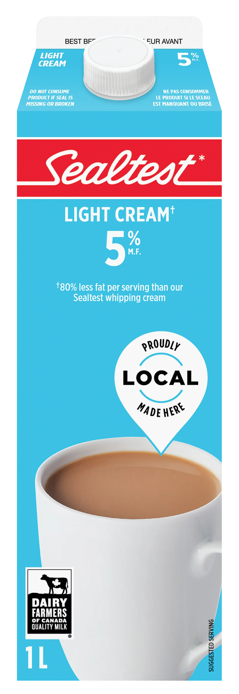 Sealtest 5% Light Cream 1L