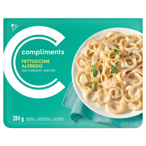 Compliments Fettuccine Alfredo Frozen Entree 284g