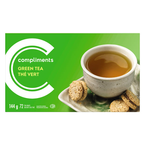 Compliments Green Tea 72 bags 144g