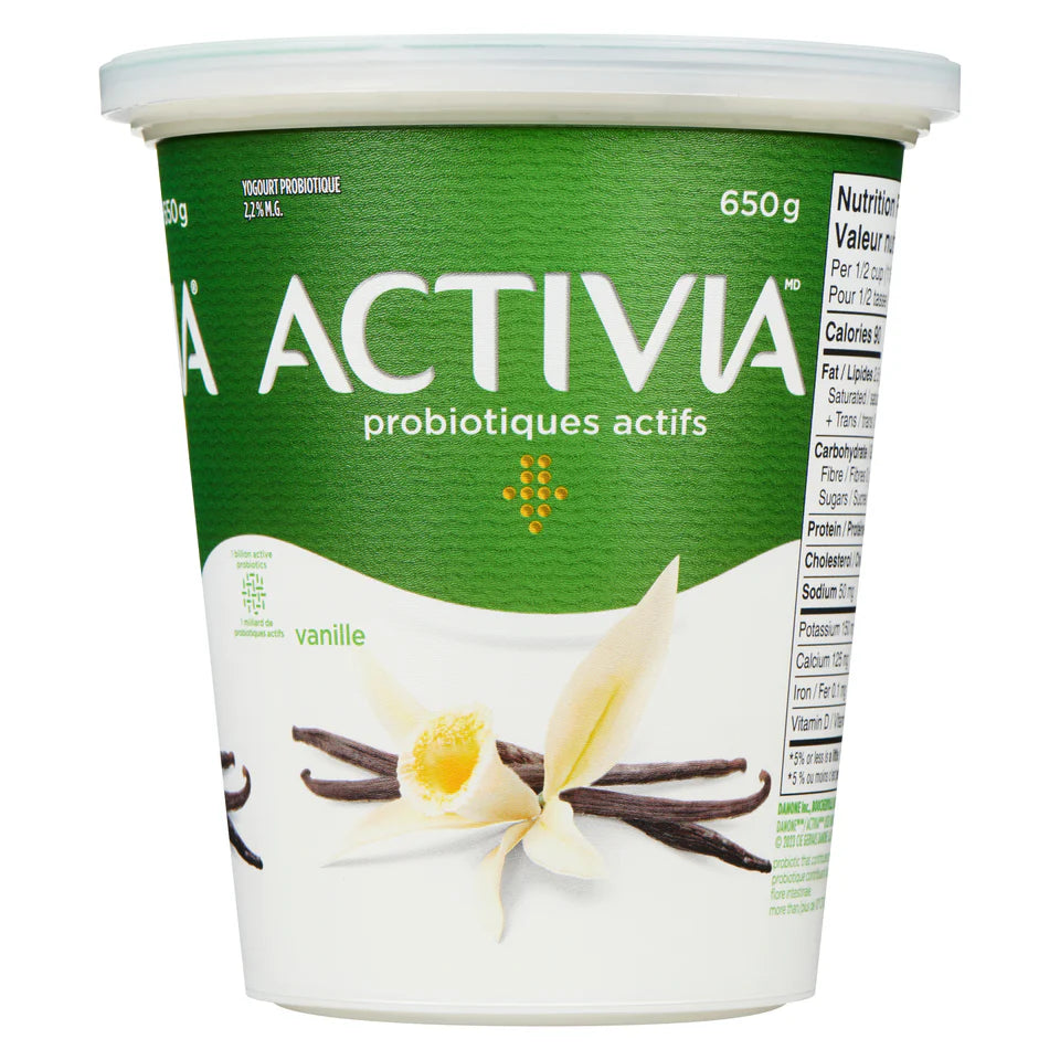 Activia Vanilla Yogurt 650g